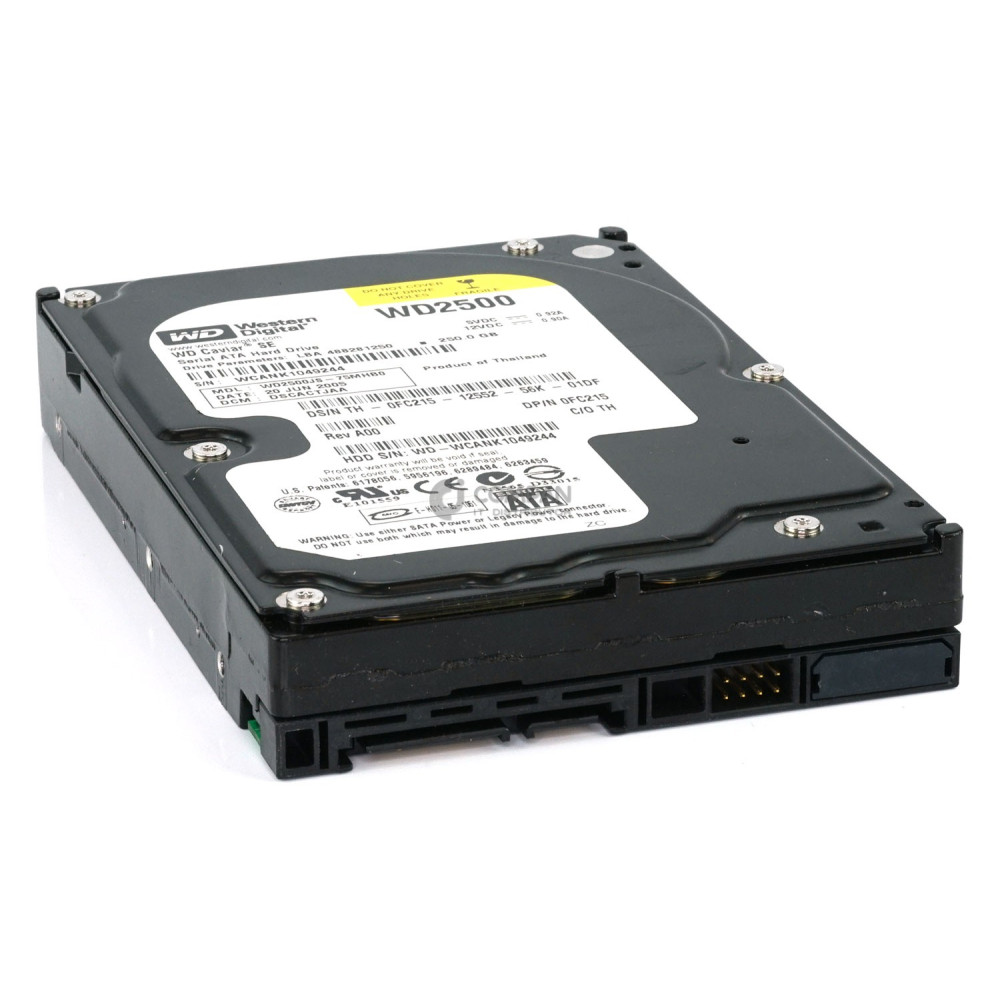 FC215 DELL HARD DRIVE 250GB 7.2K 3G SATA 3.5 LFF